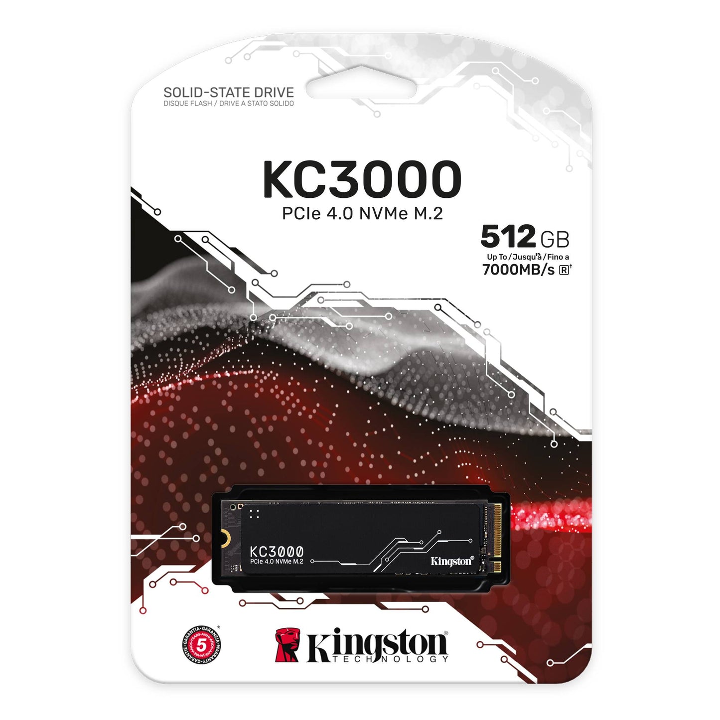 SSD Kingston KC3000 512GB PCIe 4.0 NVMe