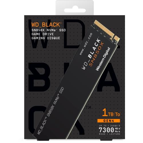 SSD Western Digital Black SN850X 1TB PCIe 4.0 NVMe