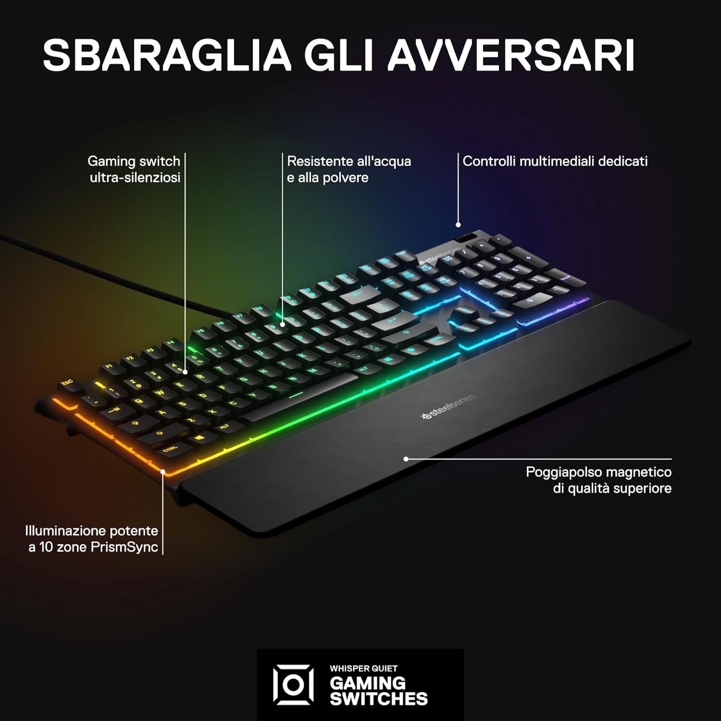 Tastiera STEELSERIES Apex 3